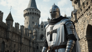 Teutonic knight in medieval castle - PL0.png