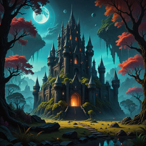 A colossal, ancient medieval castle, half-swallowed - DXL.jpg