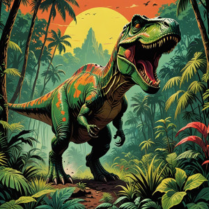 Reimagined movie poster for 'Jurassic Park'.jpg