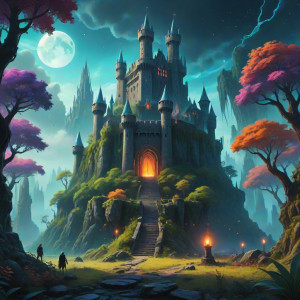 A colossal, ancient medieval castle, half-swallowed - CCXL.jpg