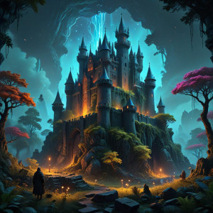 A colossal, ancient medieval castle, half-swallowed - AXL.jpg