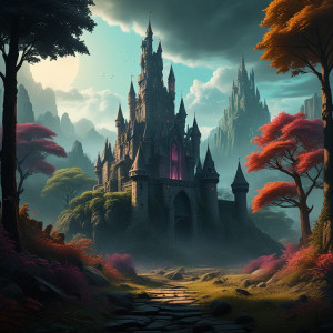 A colossal, ancient medieval castle, half-swallowed - FXL.jpg