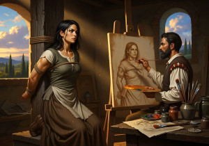 Пишут портрет с привязанной - 2.jpg