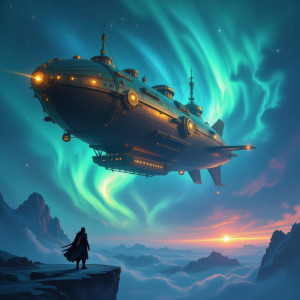 A colossal steampunk airship - Н11.jpg