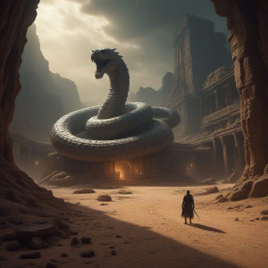 An ancient, colossal serpent statue - JXI.jpg