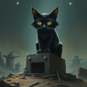 A majestic, obsidian cat with eyes like twin supernovae.jpg