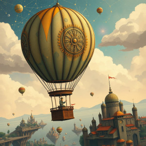 A whimsical, steampunk-inspired hot air balloon.jpg