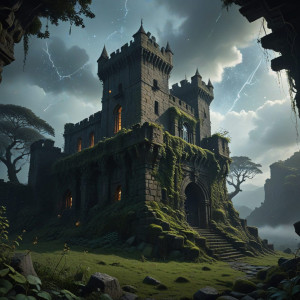 A colossal, ancient castle, partially reclaimed by nature - ВXL.jpg