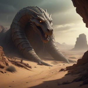 An ancient, colossal serpent statue - J9.jpg