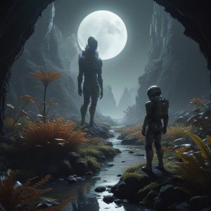 A lone astronaut discovers a hidden garden - J9.jpg