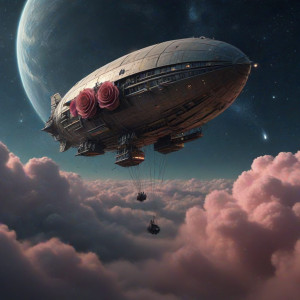 A solitary, ancient airship and rose - JXI.jpg