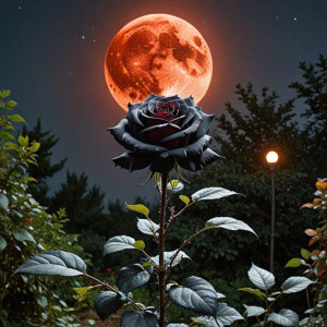 Burning giant black rose in magical garden - RV4.jpg