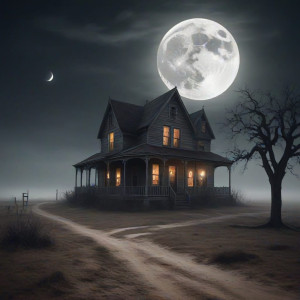 Haunted farmhouse in Texas under full round moon.jpg