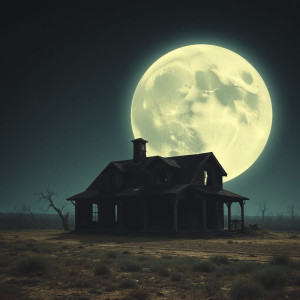 Haunted farmhouse in Texas under full round moon - JFL.jpg
