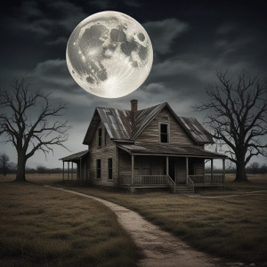 Haunted farmhouse in Texas under full round moon - RVXL5.jpg