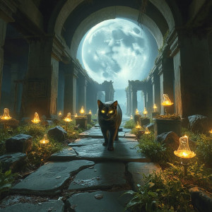 A spectral cat with glowing, ethereal eyes - JFL.jpg