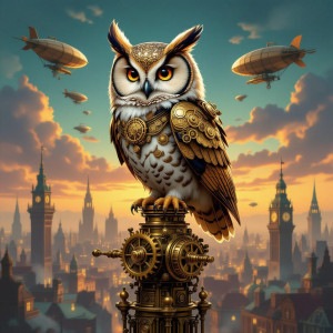 A whimsical clockwork owl - Н11.jpg