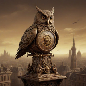 A whimsical clockwork owl - JX.jpg