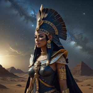 An ancient female Egyptian pharaoh - ВХL.jpg