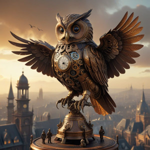 A whimsical clockwork owl - ВXL.jpg