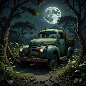 Abandoned haunted vintage truck in African jungle - DXL.jpg