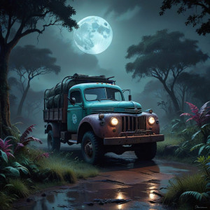 Abandoned haunted vintage truck in African jungle - BXL.jpg