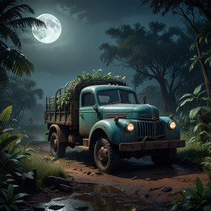 Abandoned haunted vintage truck in African jungle - AXL.jpg