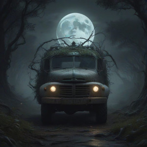 Abandoned haunted vintage truck in African jungle - J9.jpg