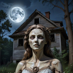 Face of goddess of doom over haunted abandoned house - AXL.jpg