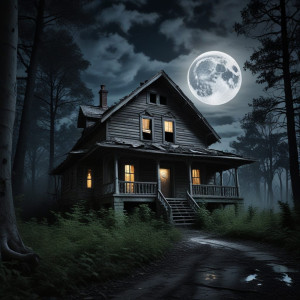 Haunted abandoned house in the forest under full  moon - FXL.jpg