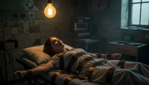 Привязана ремнями к кровати.webp