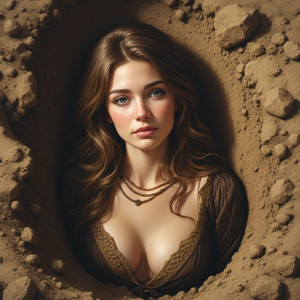 Beautiful woman is buried alive in freshly dug grave - 3.jpg