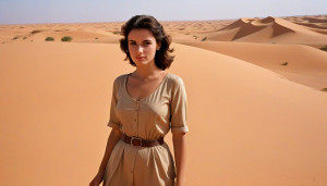 Beautiful Frenchwoman in 1955 Sahara desert - AXL.jpg
