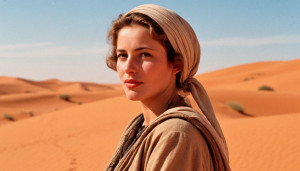 Beautiful Frenchwoman in 1955 Sahara Desert - S.jpg