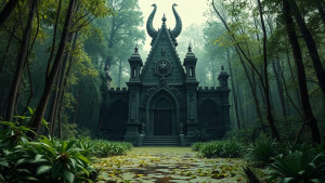 Menacing temple of Moloch in dense vegetation in English swamp - FS.jpg