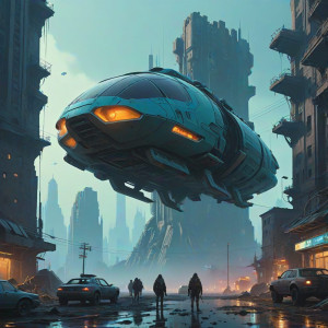 A sleek, futuristic flying vehicle - CCXL.jpg