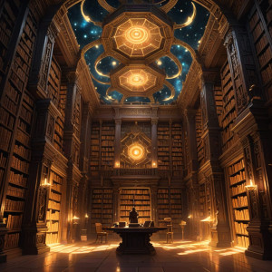 An ancient, celestial library floating in the void.jpg
