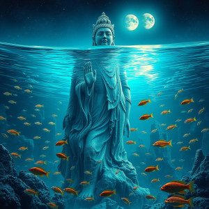 A majestic, towering statue of a forgotten deity.jpg