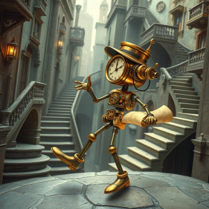 A clockwork automaton, designed as a whimsical messenger.jpg