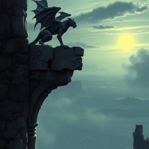 A single, intricately carved gargoyle.jpg