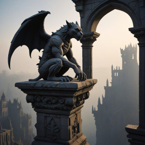 A single, intricately carved gargoyle - MXL.jpg