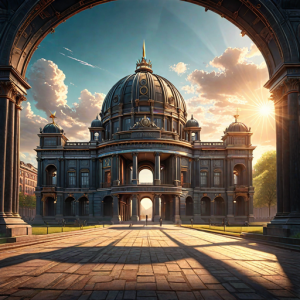 Colossal Volkshalle in Berlin under Black Sun - H1.png