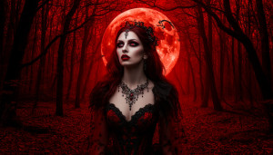 Vampire woman in magical forest under Black Sun - S1.jpg