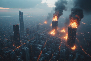 Swarm of fireballs destroys modern city - P1.jpg