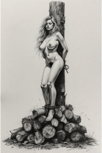 У столба на поленьях.jpeg