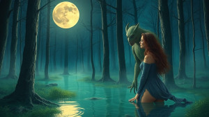 Beautiful woman meets swamp monster - FS.jpg