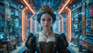 16th century English queen in cybererspace - PL1.png