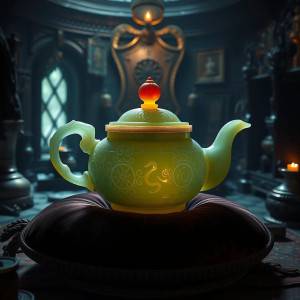 A regal teapot, fashioned from ancient, intricately carved jade.jpg