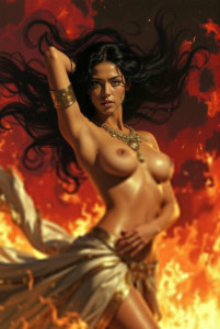 Брюнетка в пламени - 1.jpg