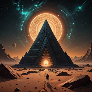 An ancient, monolithic structure on a barren moon.jpg